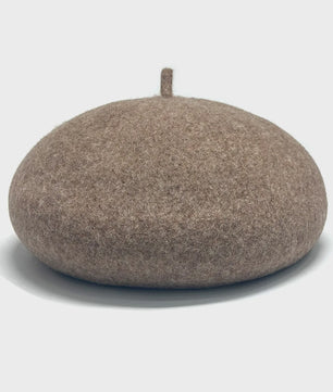 Dames Baret Hoed - Vintage Wol Baret Cap voor Herfst & Winter