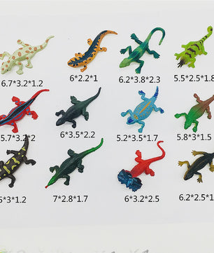 Realistische Reptielen Speelgoedset: Kameleon, Leguaan, Baardagaam & Meer