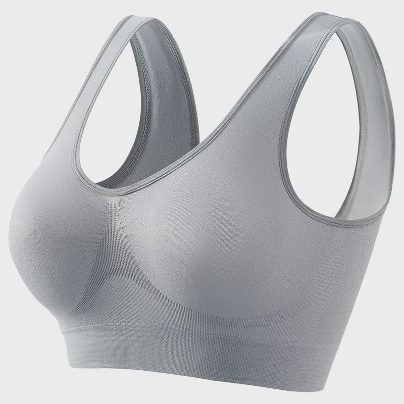 Naadloze Push-Up Sport BH - Ademende Bralette zonder beugel, Crop Top Lingerie voor Dames (S-5XL)