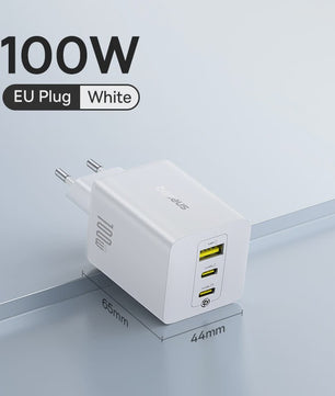 Baseus 100W GaN Snellader: Laad Laptop, Tablet & Telefoon Snel Op