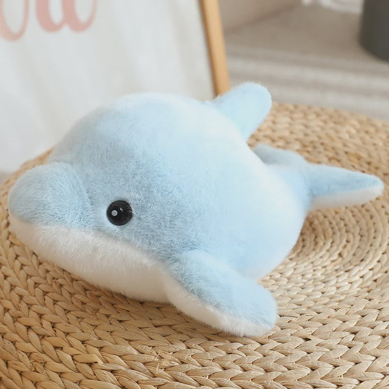 Kawaii Pluche Dieren Knuffels: Walvis, Dolfijn, Haai & Zeehond - 28cm