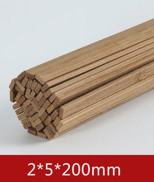 Bamboe Houten Stokjes - DIY Bouwmodel Materiaal voor Ambachten, Meubels en Lantaarns