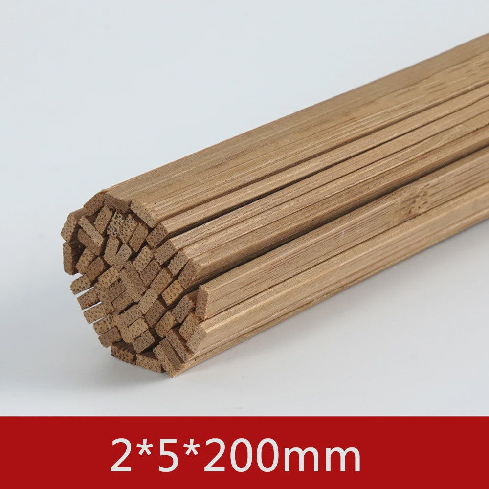 Bamboe Houten Stokjes - DIY Bouwmodel Materiaal voor Ambachten, Meubels en Lantaarns