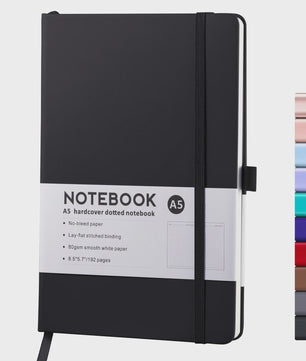 Hardcover A5/A6 Notitieboek met Elastische Band - PU Leer Dagboek