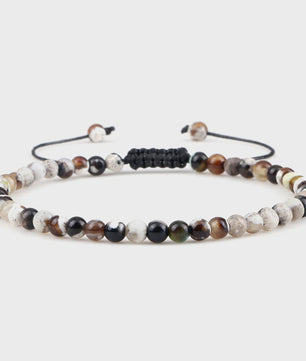 Natuurlijke 4mm Kralen Armbanden - Agate & Onyx - Yoga, Gebed & Stijlvol