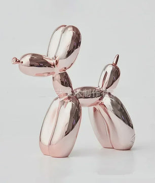 Glanzende Ballonhond Sculptuur - Stijlvolle Decoratie voor Huis & Kantoor