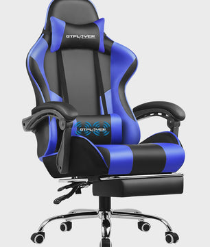 Gtplayer Ergonomische Gaming Chair met Massagefunctie en Voetensteun