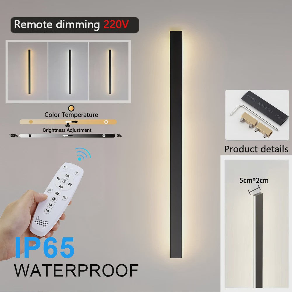 Dimbaar LED Buiten Wandlamp IP65 Waterdicht - 60cm tot 200cm