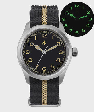 Militado ML08 Vintage Herenhorloge - Quartz VH31, Saffierglas, 10ATM Waterdicht