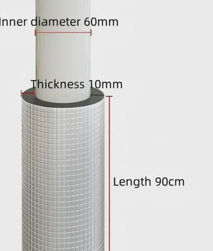 Zelfklevende Schuim Pijpisolatie met Aluminiumfolie - 16-60mm