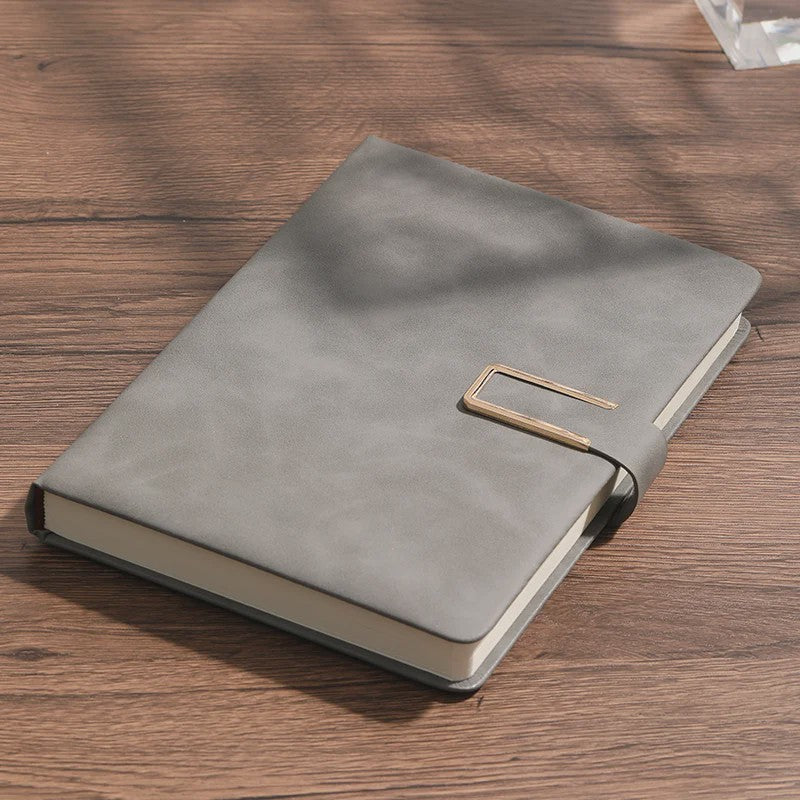 Luxe Vintage A5 Leren Notitieboek met Gepersonaliseerde Kaft - Perfect voor Werk & Studie
