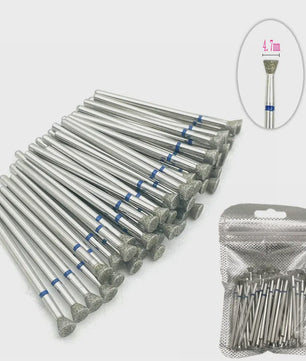 50 Stuks Diamant Freesjes Set - 2.35mm Schacht voor Nagel- en Tandheelkundig Gebruik