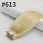 Remy Tape-in Hair Extensions - 100% Echt Menselijk Haar, Natuurlijk Zwart, Naadloos