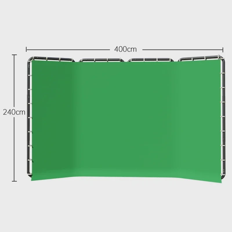 Professionele Fotostudio Softbox Verlichtingskit met Achtergrondframe en Backdrops
