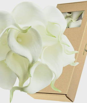Real Touch Kunst Calla Lelies - Bruidsboeket & Bloemstukken (15 stuks)