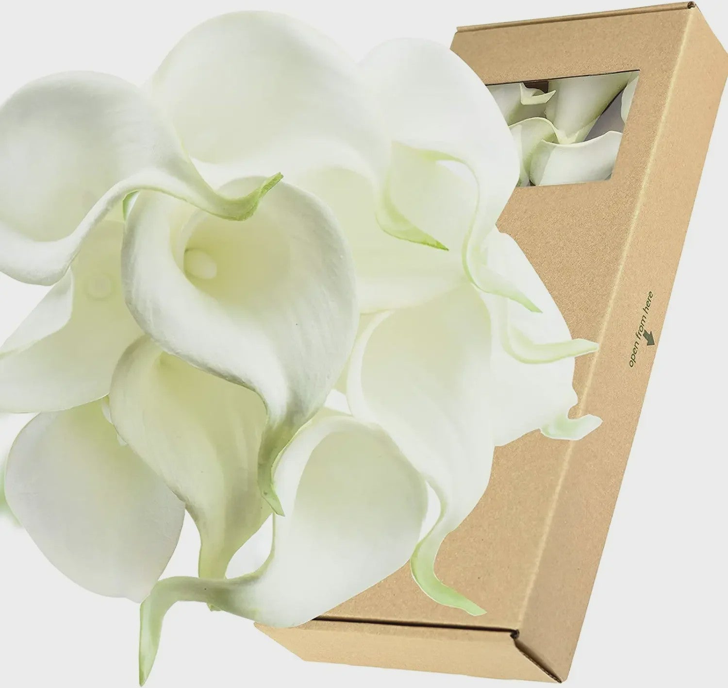 Real Touch Kunst Calla Lelies - Bruidsboeket & Bloemstukken (15 stuks)