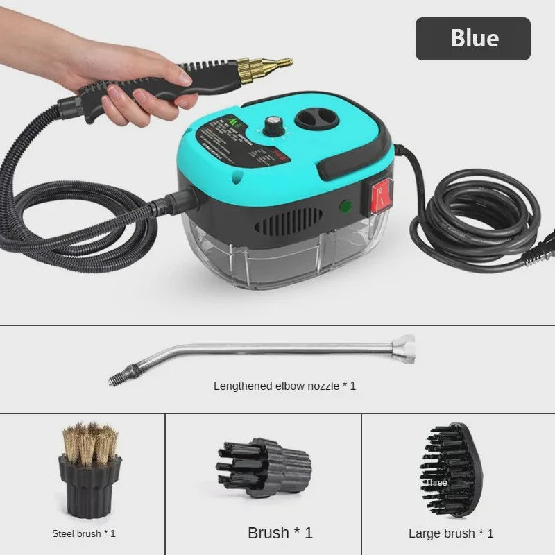 Krachtige 2500W Hogedruk Stoomreiniger - Multifunctioneel & Hittebestendig voor Huis & Auto