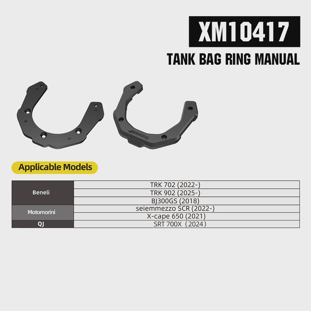 Rhinowalk Waterdichte Magnetische Motor Tanktas met Snelle Ontgrendeling - 6.5L