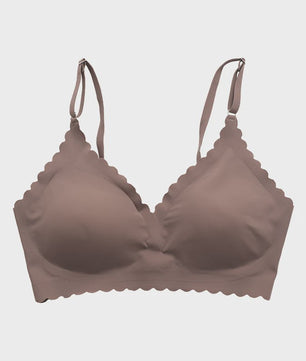 Naadloze Comfort Beha met Padded Cups en Golvende Rand - 9 Kleuren