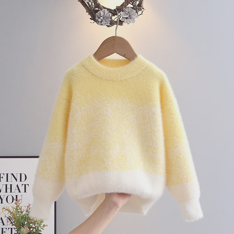 Schattige Gebreide Trui voor Meisjes - Elegante Winterkleding voor Kinderen