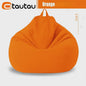 70cm Gevulde Beanbag Sofa van Katoen Linnen - Comfortabele Loungestoel voor Ontspanning