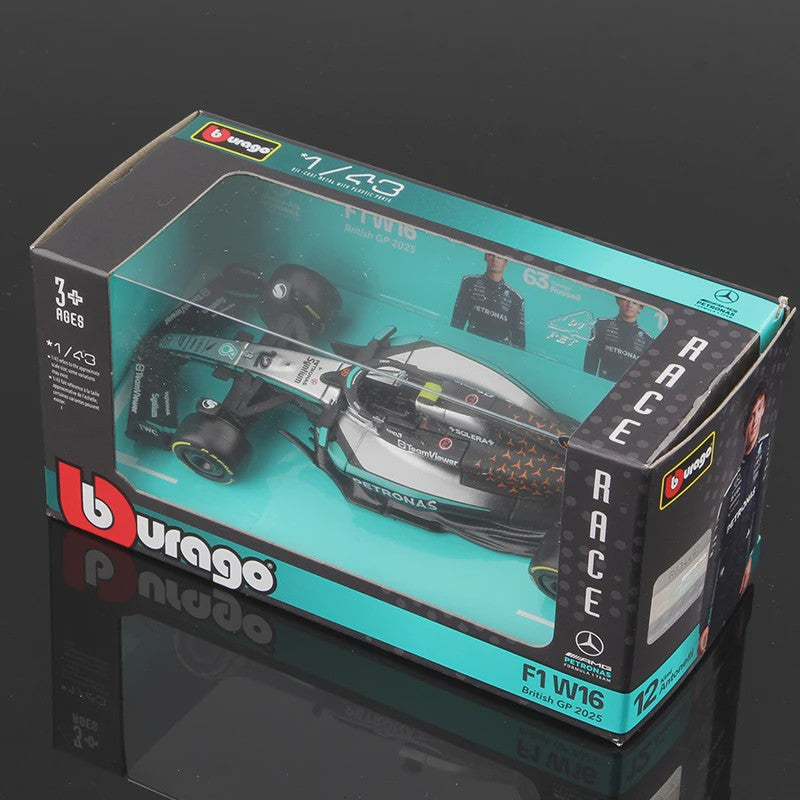 Bburago 1:43 Formule 1 Raceauto Model - Red Bull, Mercedes, Ferrari, McLaren