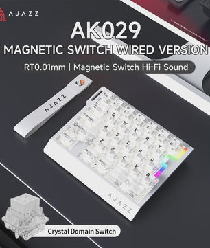 AJAZZ AK029 Mechanisch Gaming Toetsenbord - Compact, Hot-Swappable, One-Handed Esports