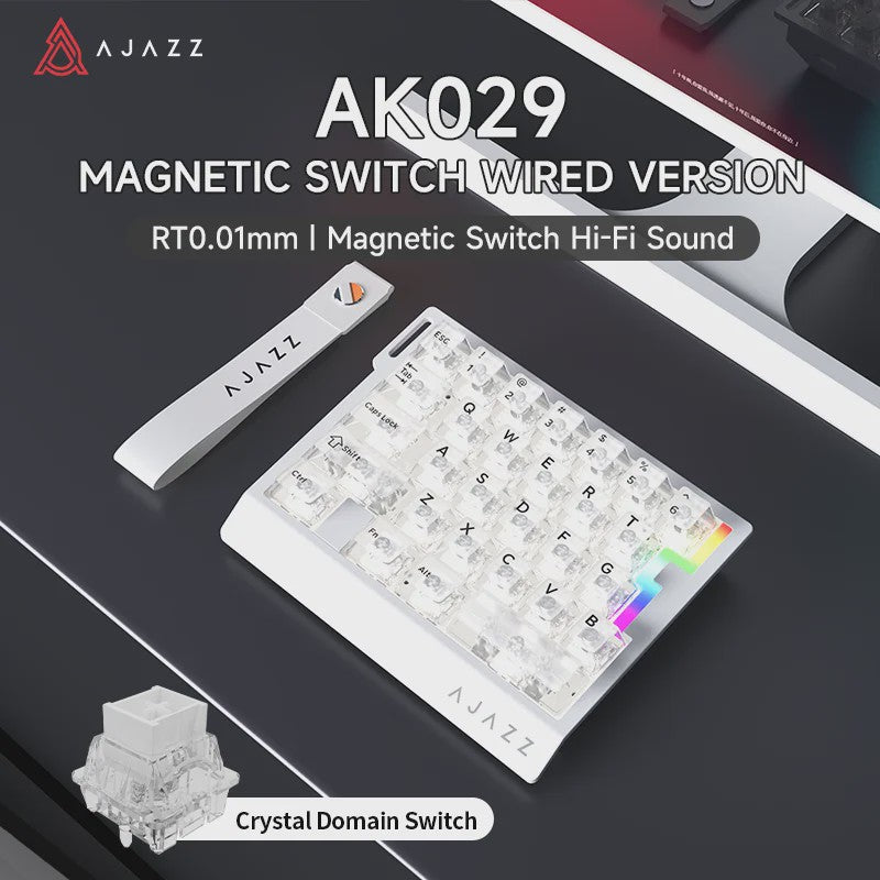 AJAZZ AK029 Mechanisch Gaming Toetsenbord - Compact, Hot-Swappable, One-Handed Esports