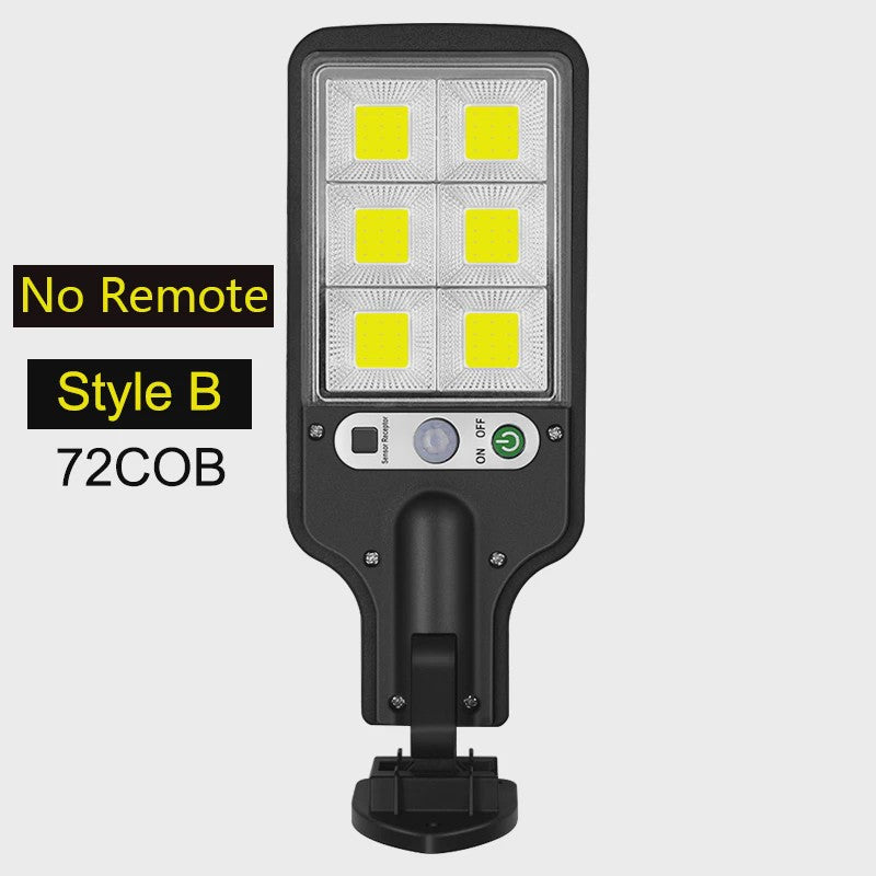 Krachtige LED Solar Buitenlamp met Bewegingssensor - Tuin, Terras, Garage
