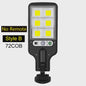Krachtige LED Solar Buitenlamp met Bewegingssensor - Tuin, Terras, Garage