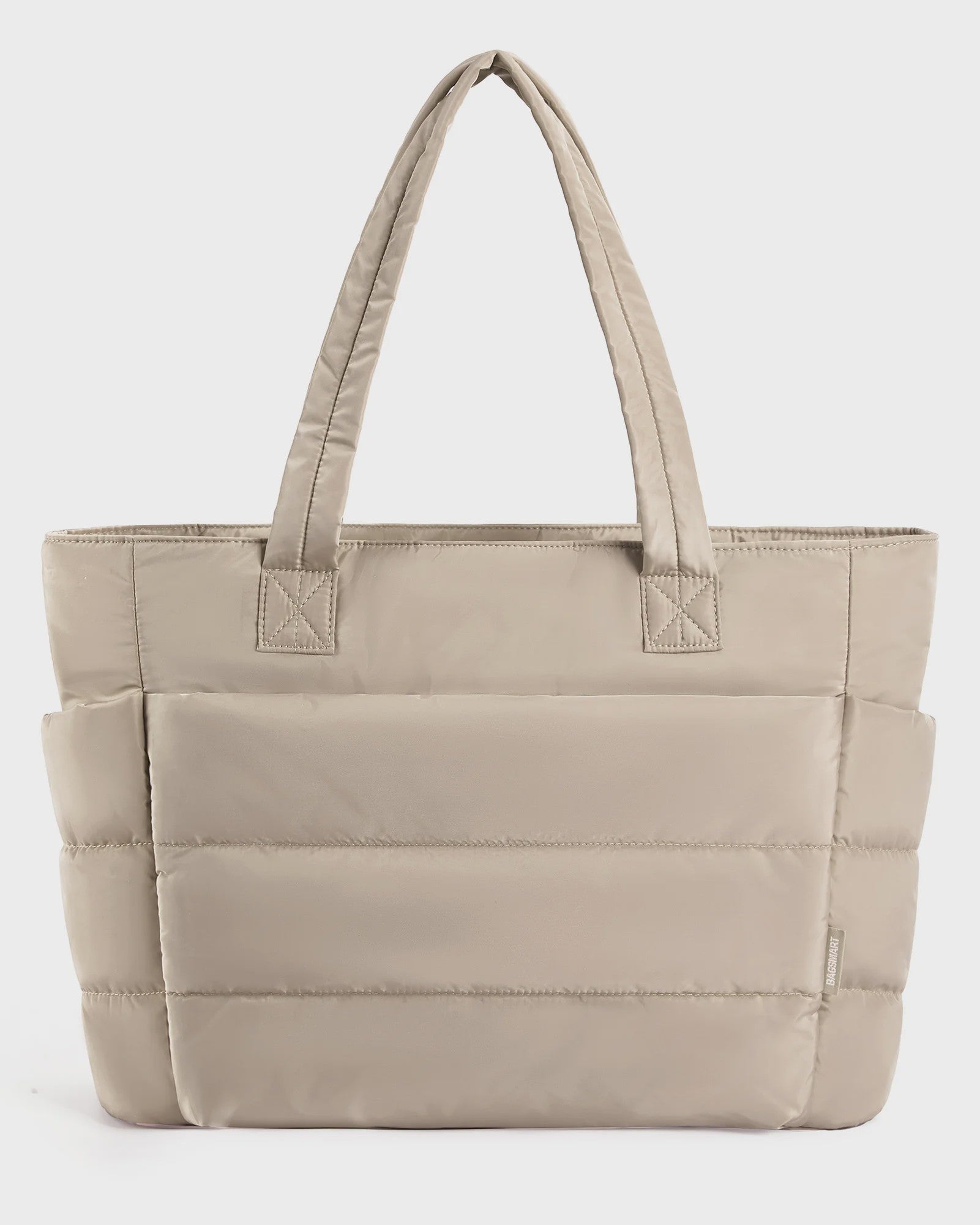 BAGSMART Grote Puffer Tote Bag - Stijlvolle en Ruime Handtas voor Werk, Studie en Shoppen