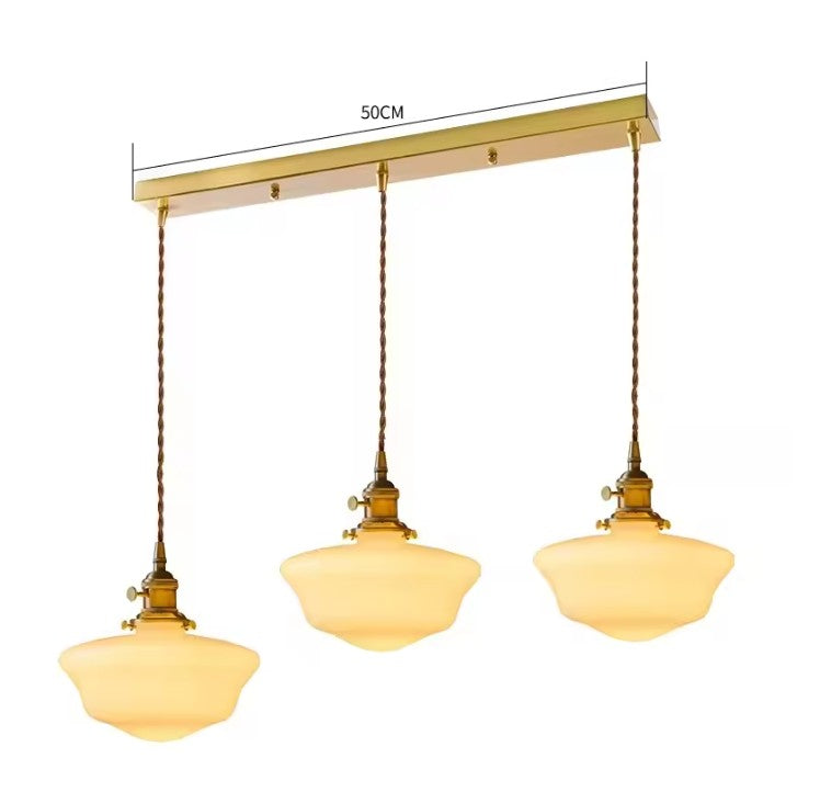 Japanse Glazen Hanglamp – Minimalistisch Nordic Design – LED E27 – Verstelbaar Snoer 200 cm – Sfeervolle Interieurverlichting