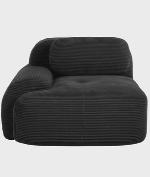 Moderne Corduroy Fauteuil Zonder Armleuningen met Kussen - SediaXL