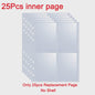 A5 Kpop Fotokaart Binder: Verzamelboek voor Idoolkaarten & Foto's - 25 Pagina's met 4 Vakjes