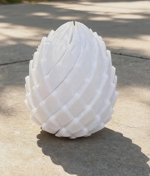 3D Geprint Draken Ei - Flexibel Stressverlichtend Speelgoed & Bureau Decoratie