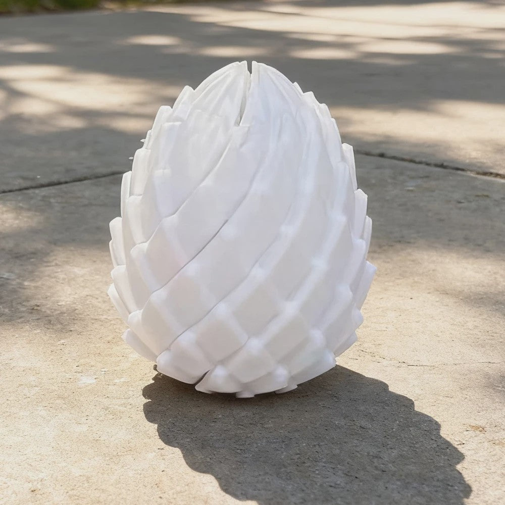 3D Geprint Draken Ei - Flexibel Stressverlichtend Speelgoed & Bureau Decoratie