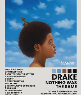Canvas Poster: Drake & Eminem Album Covers - Hip Hop Wall Art