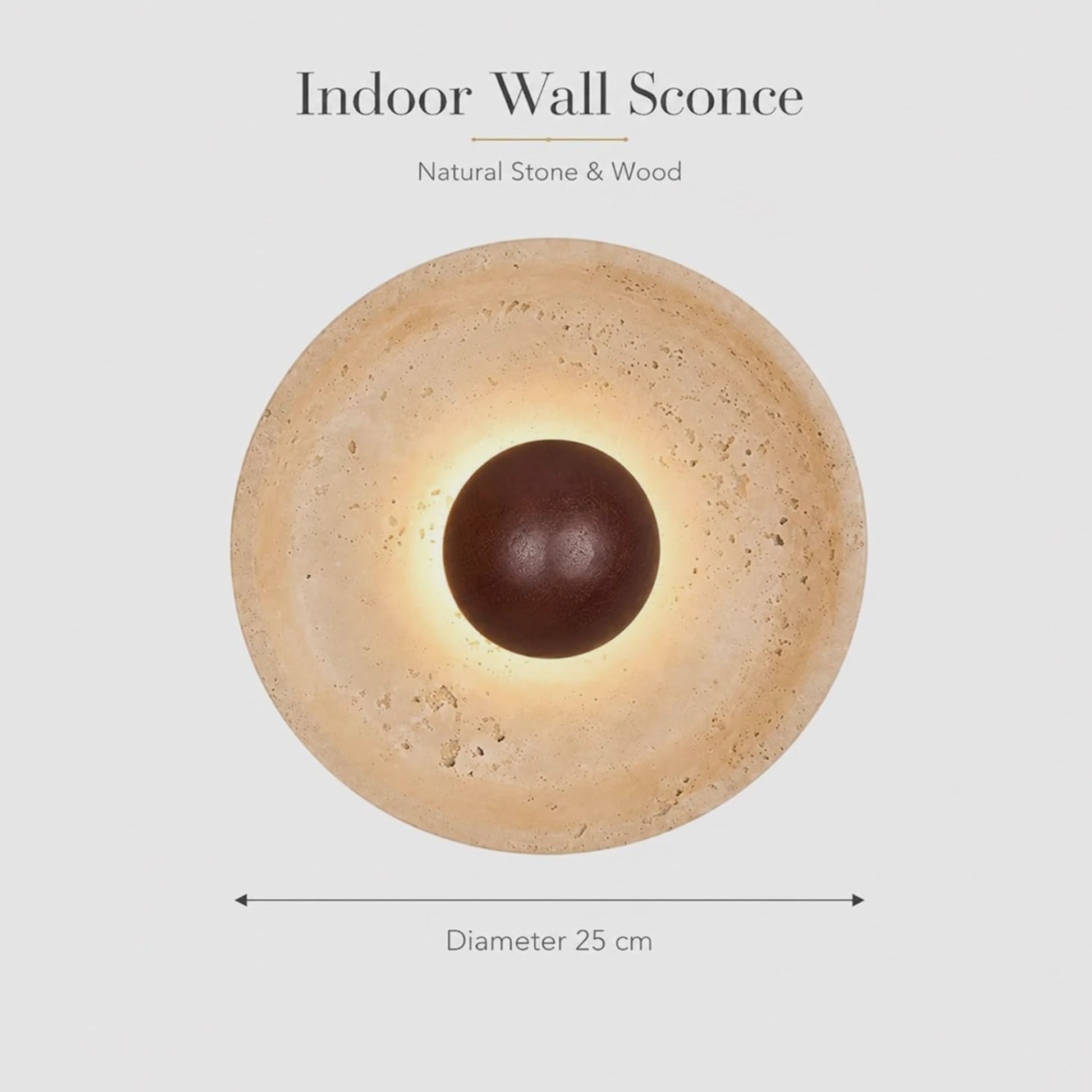 Nordic Wabi-Sabi Wandlamp Rond - Sfeervolle Resin Sconce voor Woonkamer & Slaapkamer