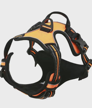Verstelbaar Anti-Trek Hondentuig met Borstclip & Handvat - Comfortabel & Reflecterend