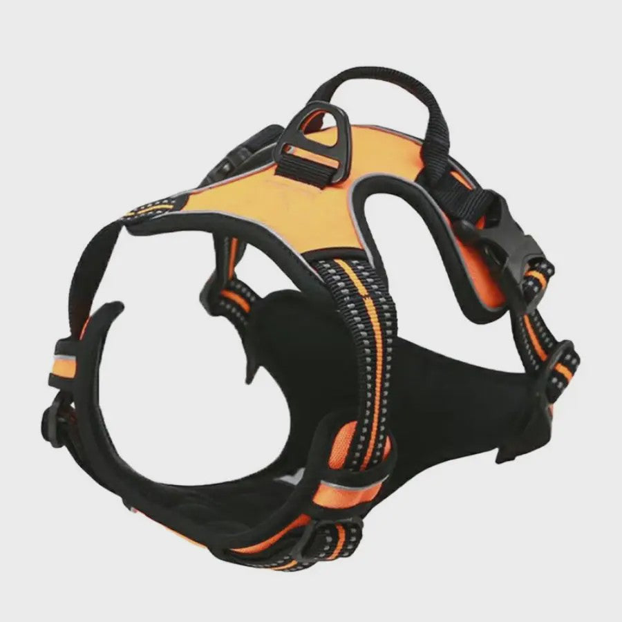 Verstelbaar Anti-Trek Hondentuig met Borstclip & Handvat - Comfortabel & Reflecterend