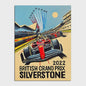 Retro F1 Formule 1 Raceauto Posters - Neon City Canvas Muurkunst