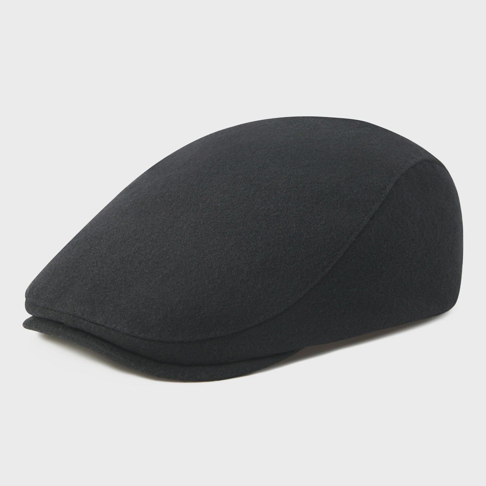 Heren Visgraat Wolmix Flat Cap - Stijlvolle Newsboy & Gatsby Pet voor Winter & Outdoor