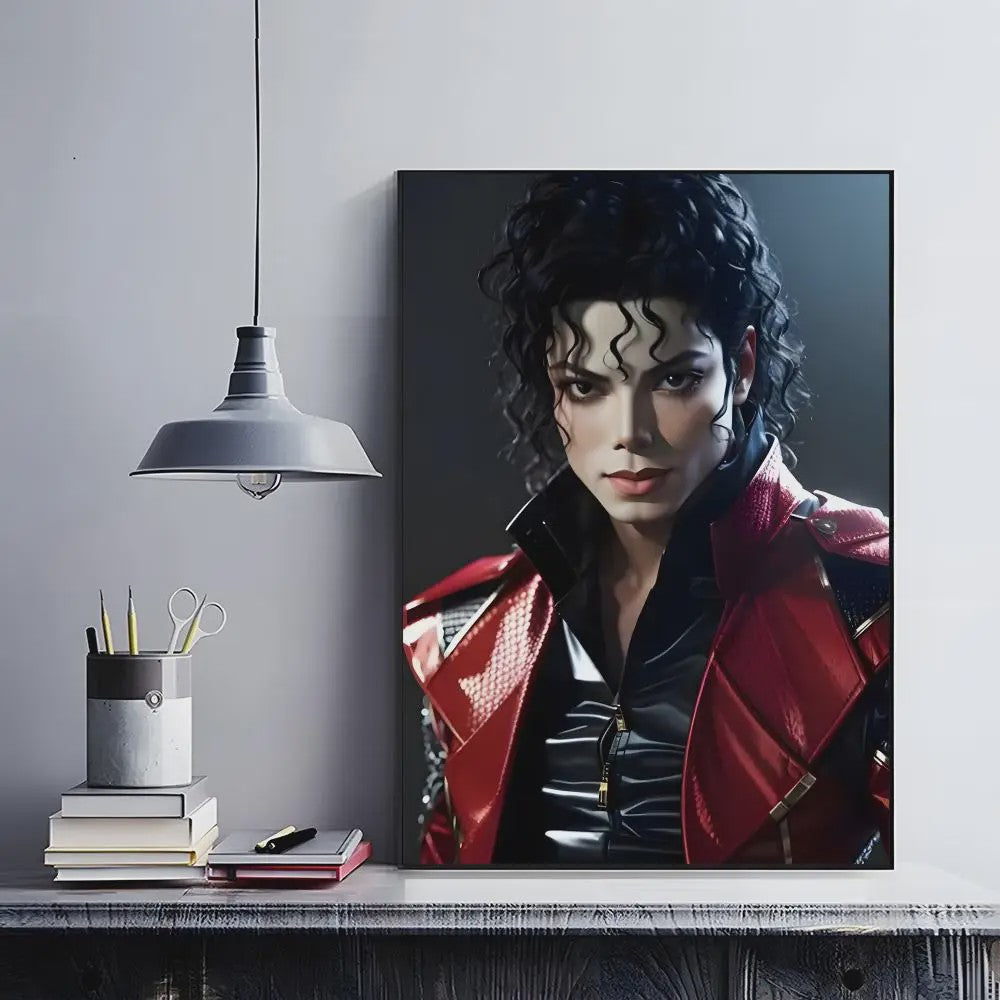 Iconische Michael Jackson Poster - Retro Muziek Kunst Decoratie