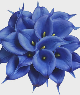 20x Kunstbloemen Calla Lelie - Real Touch Latex - Pure Wit