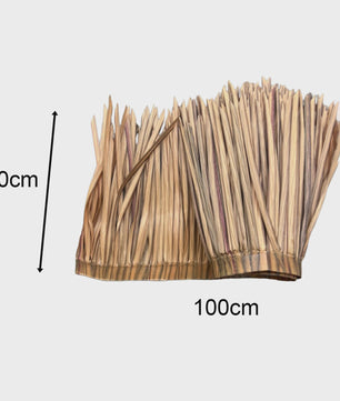 Kunstriet Dakbedekking voor Parasols & Tuinhuisjes - 100x50cm - Natuurlijke Uitstraling