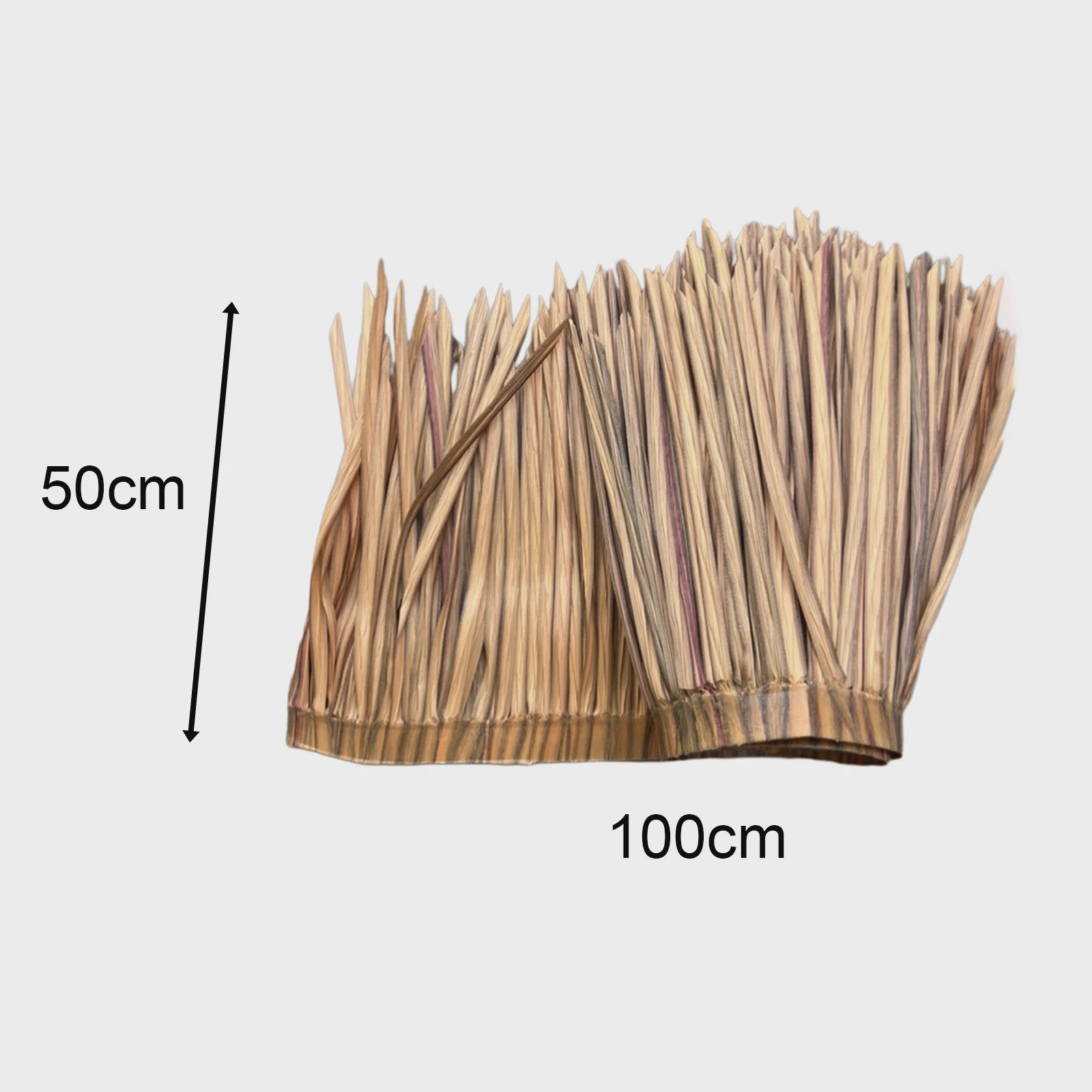 Kunstriet Dakbedekking voor Parasols & Tuinhuisjes - 100x50cm - Natuurlijke Uitstraling