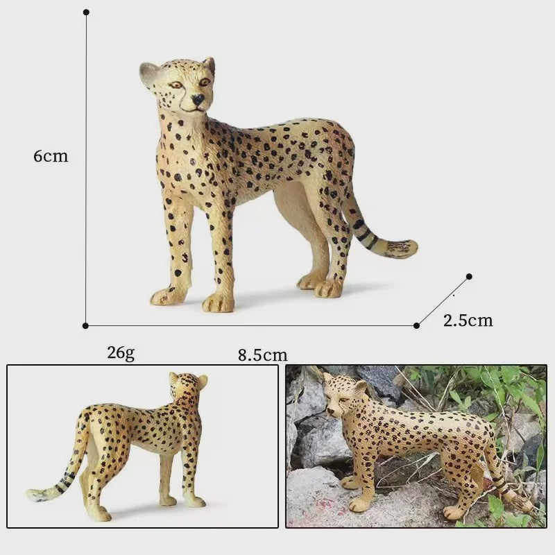 Realistische PVC Dierenfiguren Set: Wilde Dieren Collectie