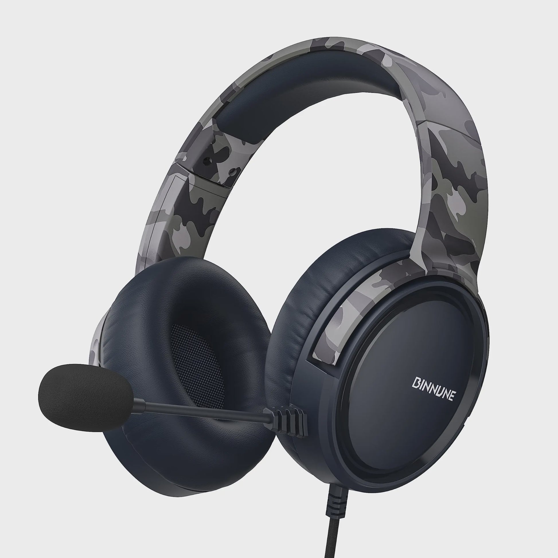 BINNUNE BG02 Gaming Headset met Microfoon - Bedraad, Compatibel met PS4, PS5, Xbox, PC & Switch