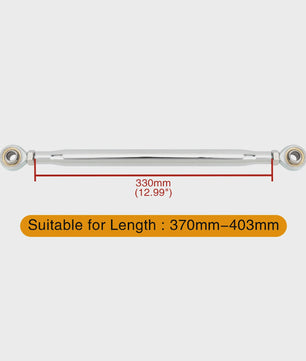Universele Motor Schakelstang Linkage - 50mm tot 370mm - Verstelbaar