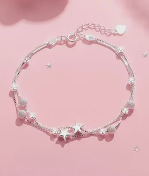 Set van 4 Luxe Armbanden met Groene Edelstenen en Strass - Stijlvolle Sieraden voor Dames